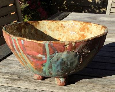 "Serving Bowl" - Ceramic by Clayton Guthrie, an artist from Hawke's Bay, New Zealand.